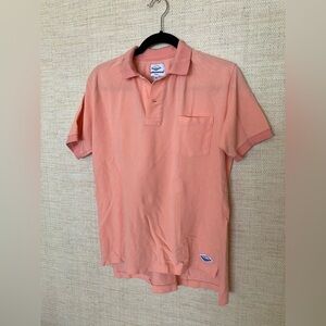 Battenwear orange short sleeve polo size small